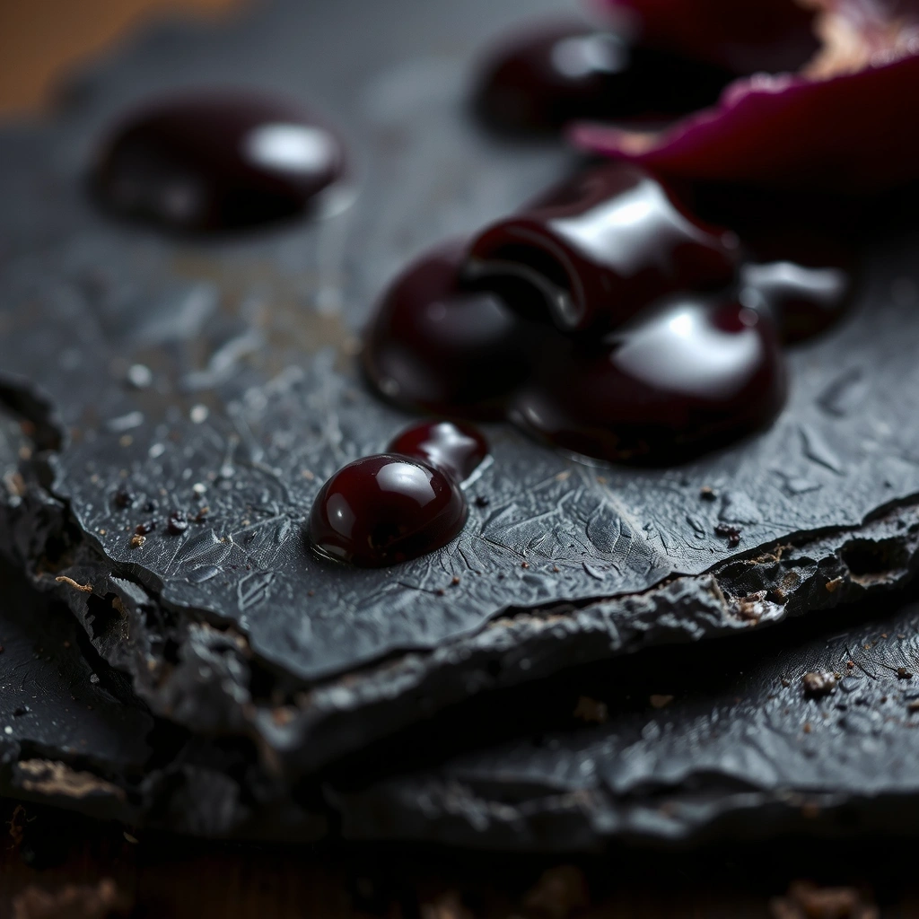 Texture culinaire abstraite